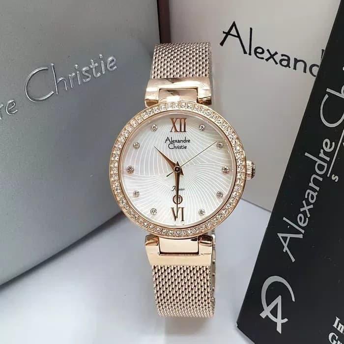 Đồng hồ đeo tay nữ hiệu Alexandre Christie 2754LDBRGMS