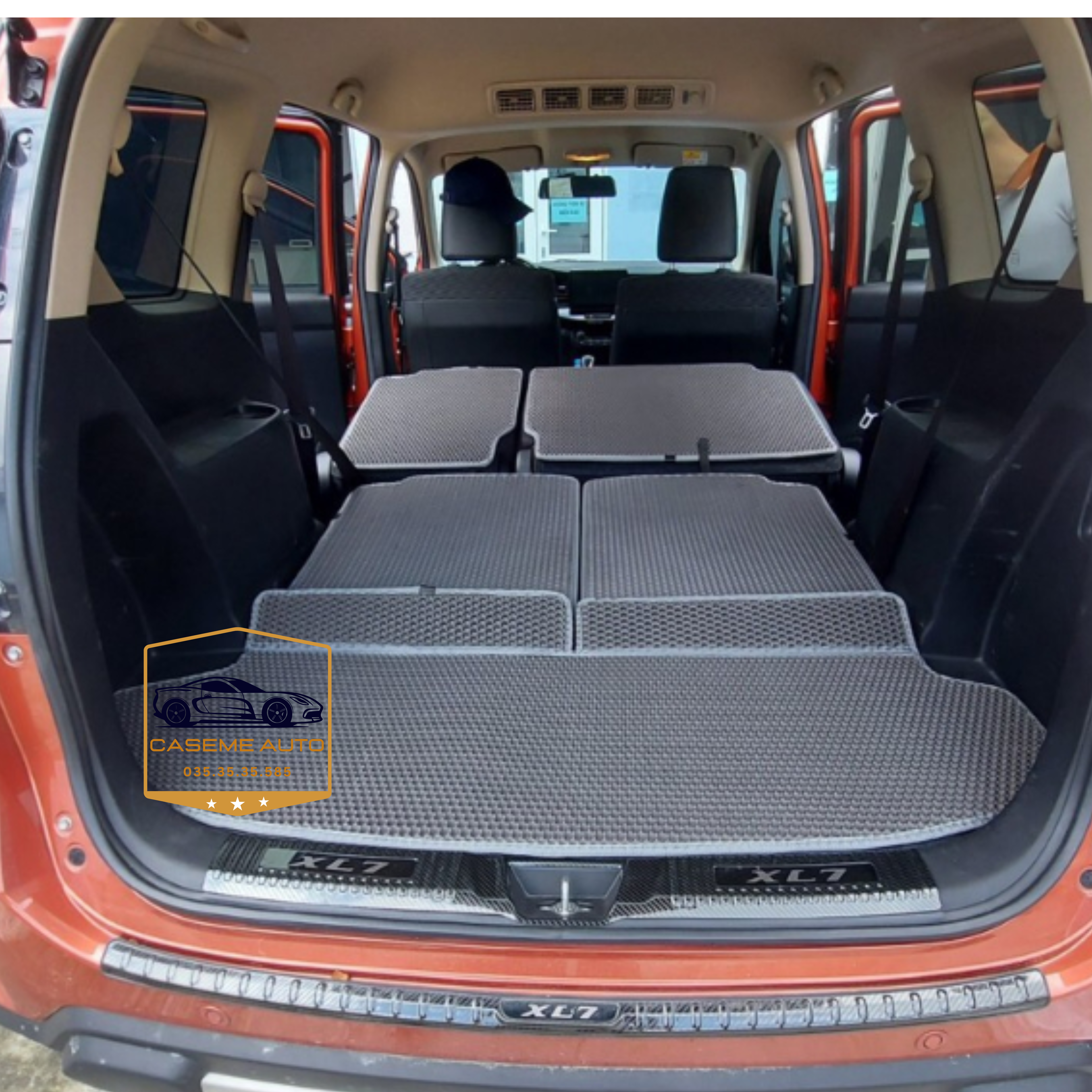 [FORD EVEREST] Thảm Trải Sàn, Lót Sàn Ô Tô Cao Su Eudora CloudFoam Thiết Kế Theo Xe Dành Cho Xe FORD EVEREST, Chống Nước, Không Mùi, Ngăn Bụi Bẩn, Dễ Vệ Sinh - Hàng Chính Hãng