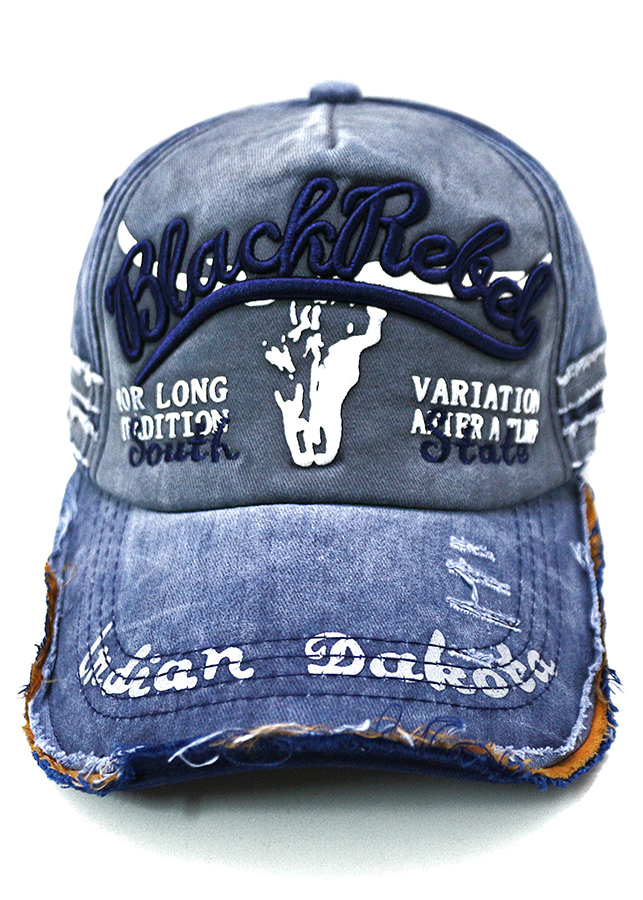 Nón thời trang họa tiết bụi Black Rebel