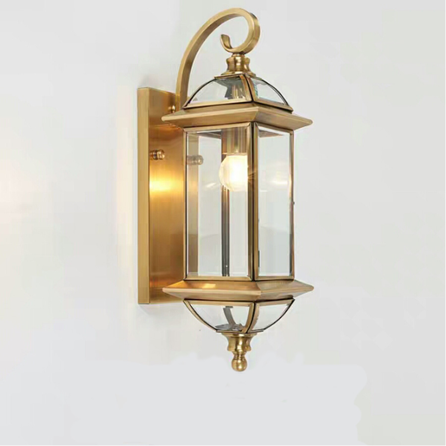 Đèn vách tiền sảnh Đồng nguyên chất 0606