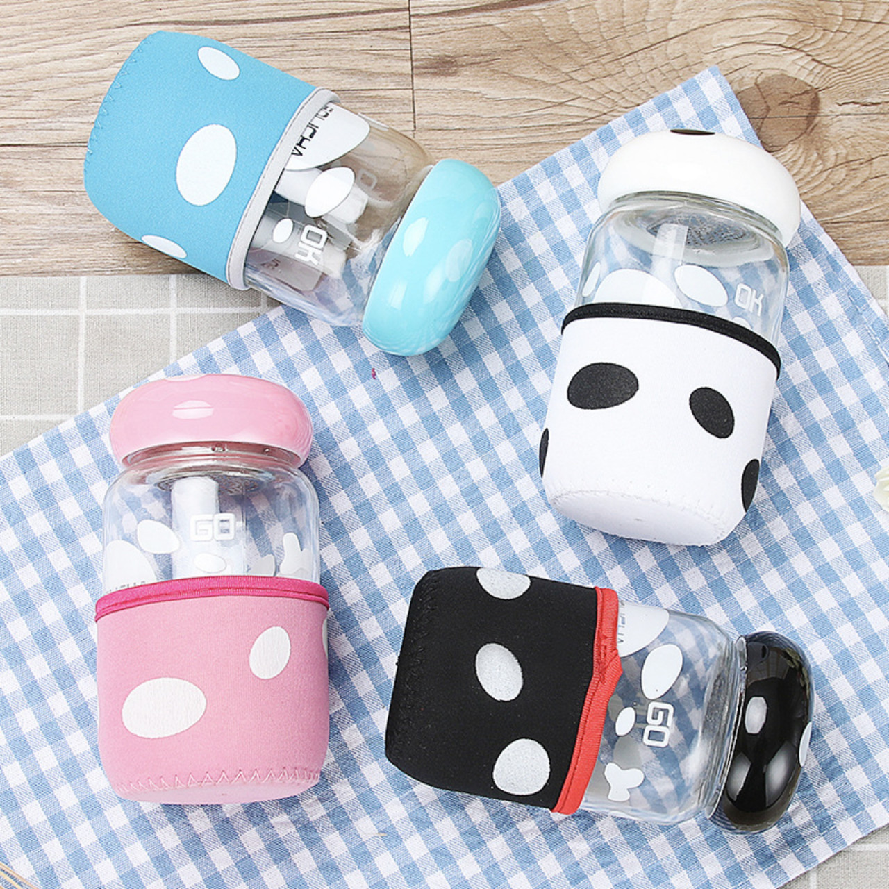 Bình Thủy Tinh Hình Nấm 300ml