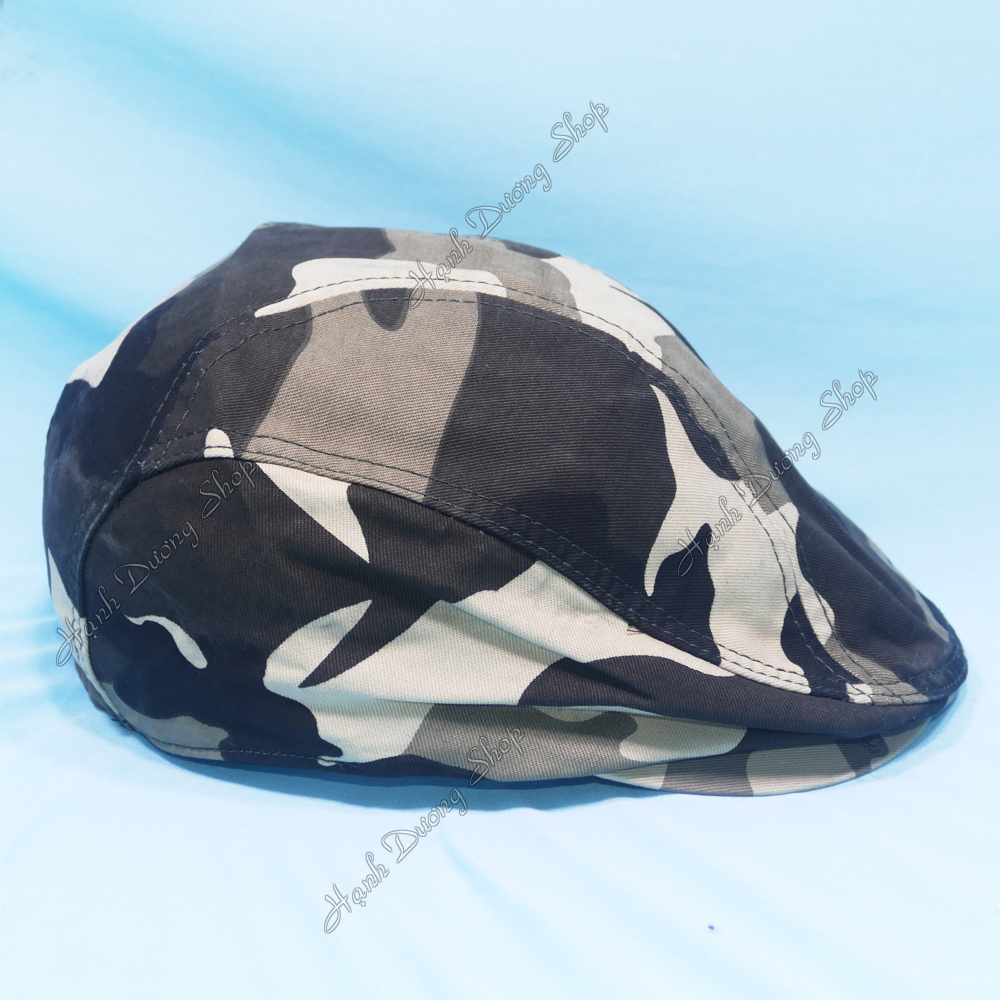 Nón beret bít đuôi, thiết kế mỏ vịt độc đáo, quà tặng cho người trung niên, vòng đầu 58cm - Hạnh Dương