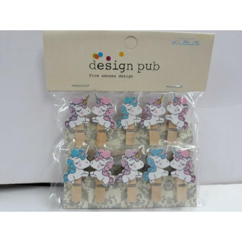 Kẹp Gỗ Có Hình Trang Trí Tiệc