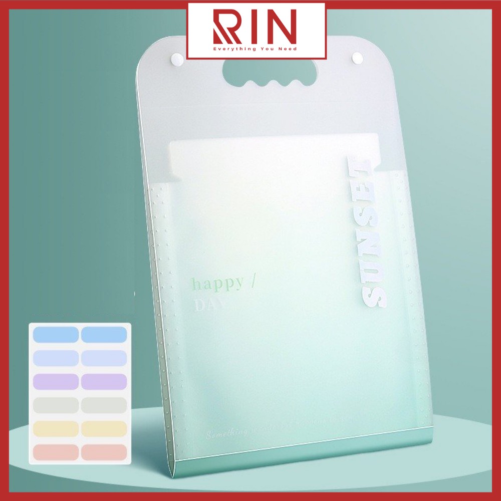 File Đựng Tài Liệu A4 Đứng Túi Tài Liệu A4 Đứng - 13 Ngăn Lưu Trữ Tài Liệu - Colors - Mẫu 2
