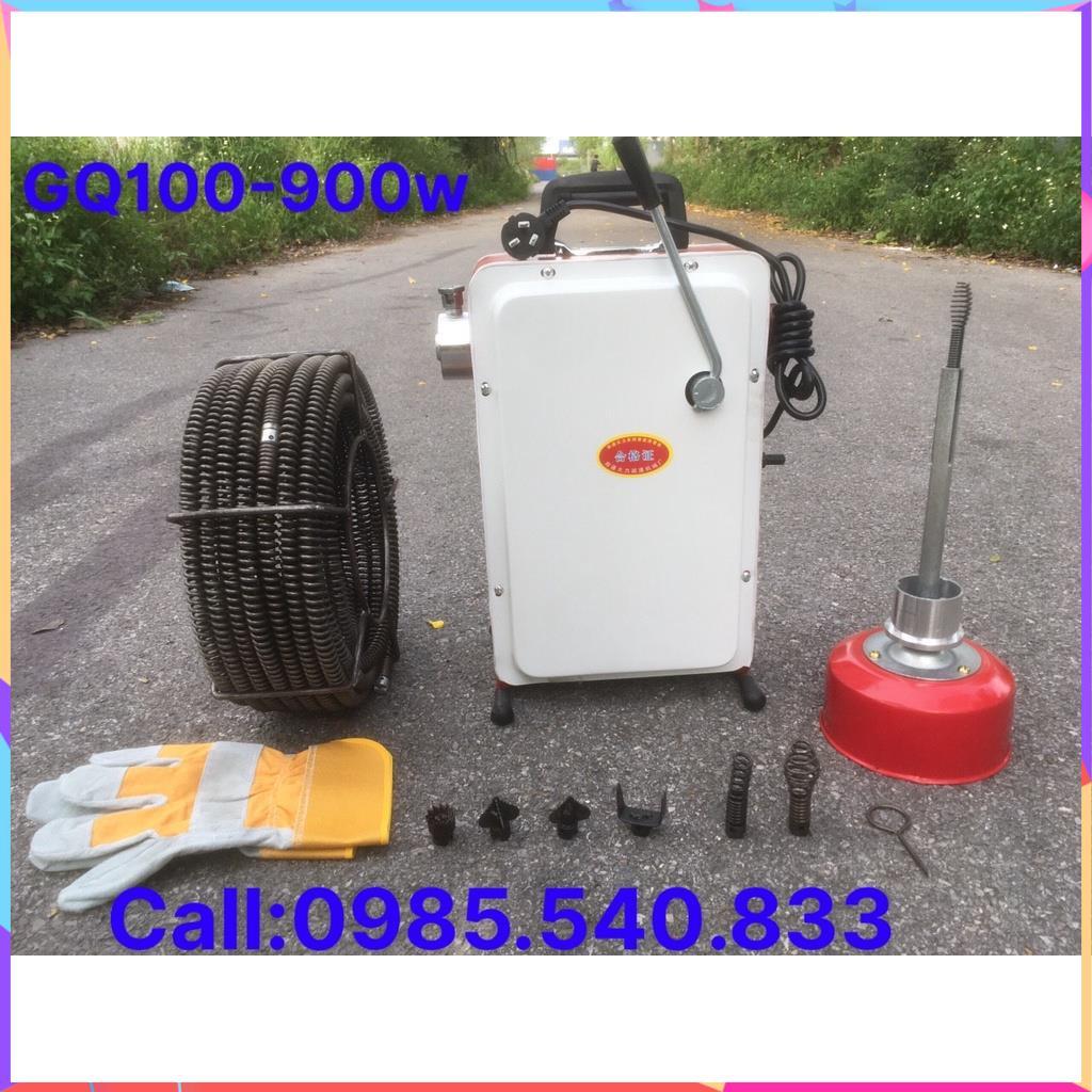 Máy thông cống LÒ XO GQ100 công xuất 900W