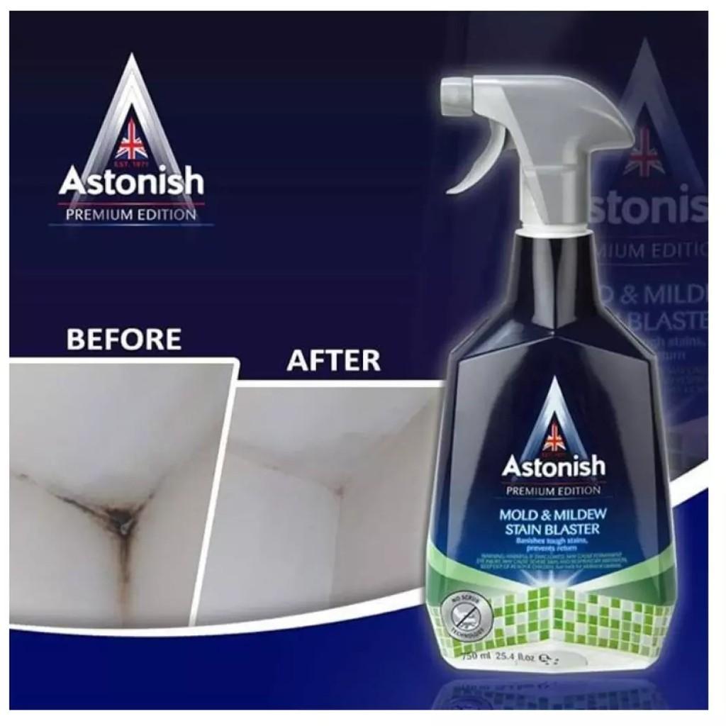 Bình xịt tẩy nấm mốc Astonish C1120 750ml tẩy mốc silicon mốc cao su, tường nhà duyệt tận gốc tránh tái lại, loại bỏ cặn vôi và các vết ố vàng trên men, vòi nước, vòi sen