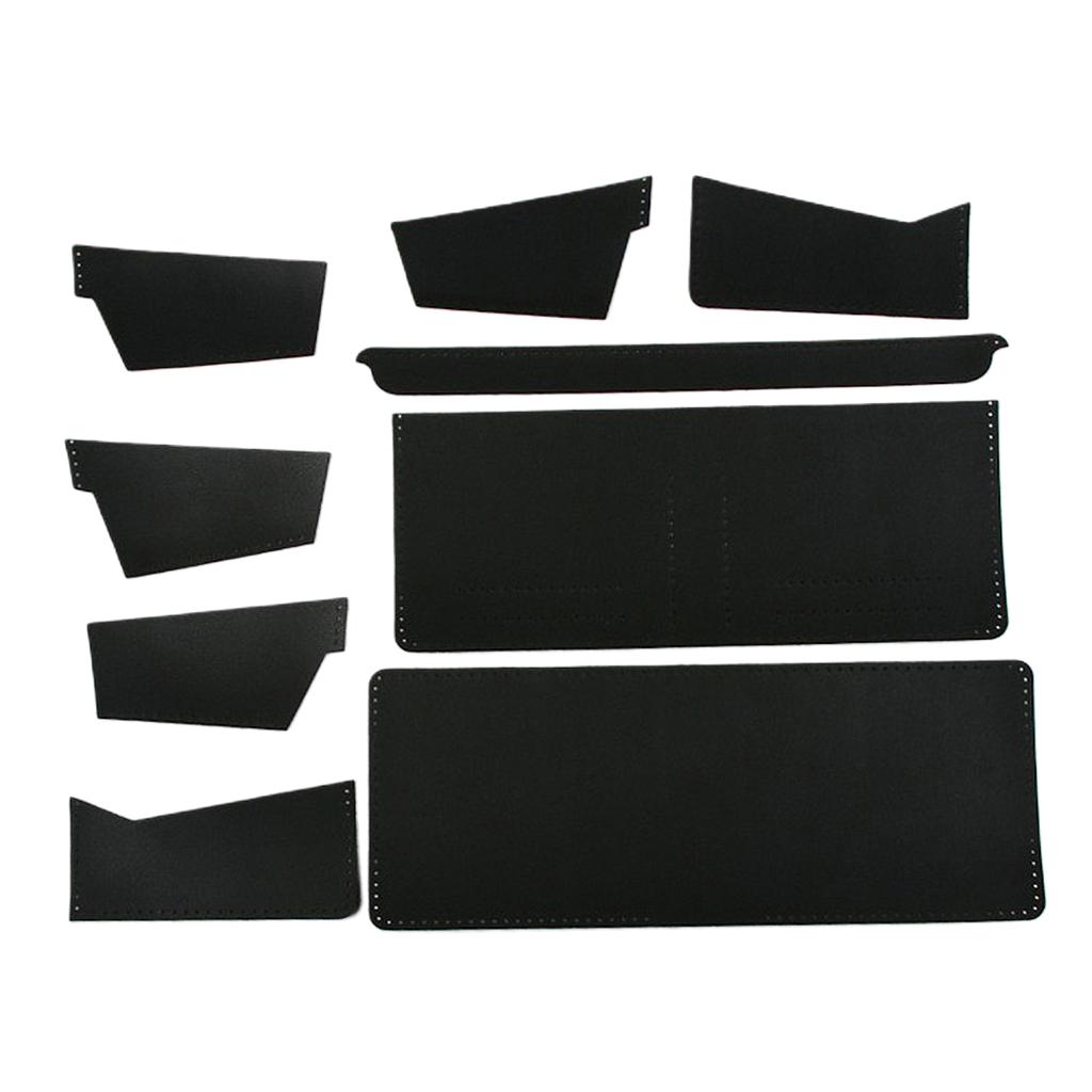 DIY Synthetic fiber Purse Kit Synthetic fiber Set Wallet Purse Making Black