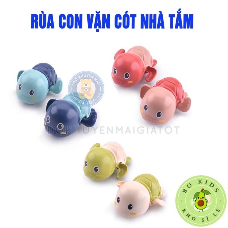 Rùa Bơi Vặn Cót -COMBO 5 Con Đồ Chơi Nhà Tắm - đồ chơi Dưới Nước thả bồn tắm Cho Bé Thích Thú Vận Động Khỏe mạnh