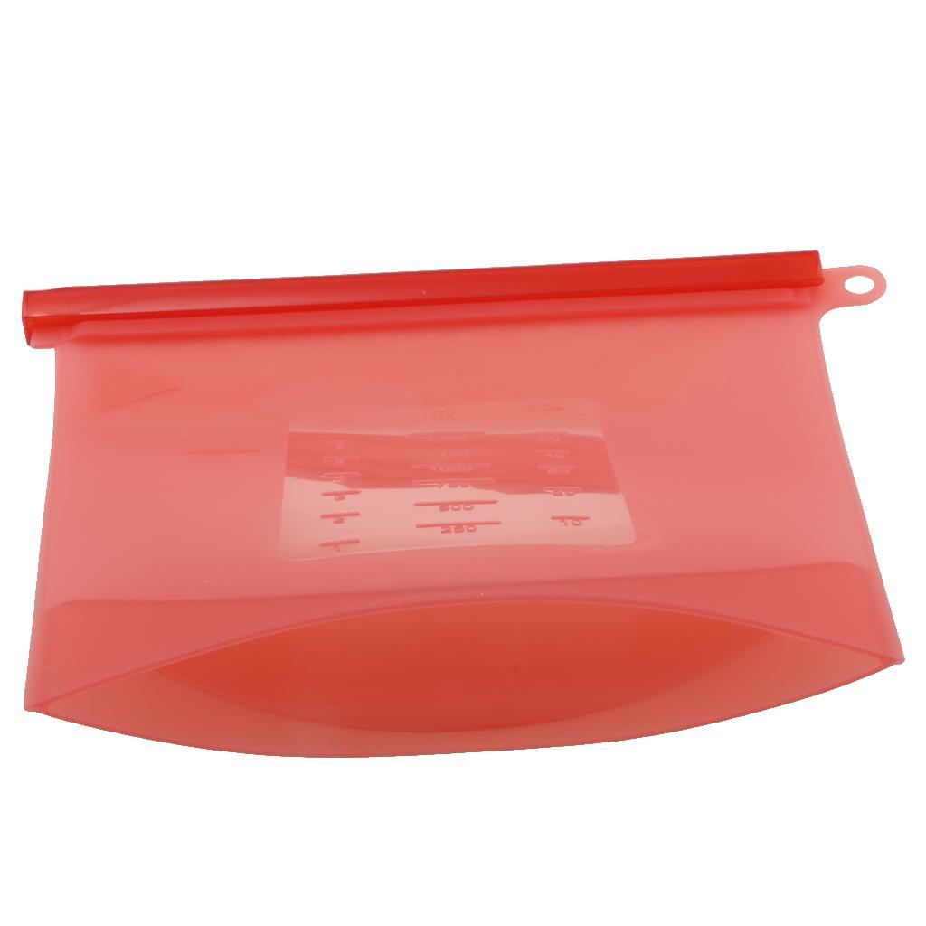 Silicone Refrigerator Vacuum Sealed Food Storage Bag Fresh Saver