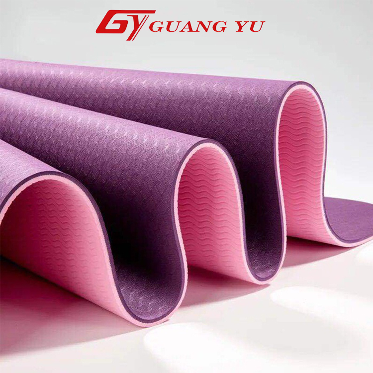 Thảm tập yoga 2 lớp, thảm tập gym yoga 6mm chống trượt hàng loại một