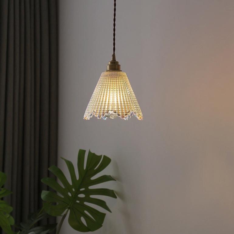 Đèn thả thuỷ tinh tô điểm phòng khách,bàn ăn,phòng ngủ,decor phong thái hiện đại-đã cho dù là bóng led.Bh 36 tháng DT