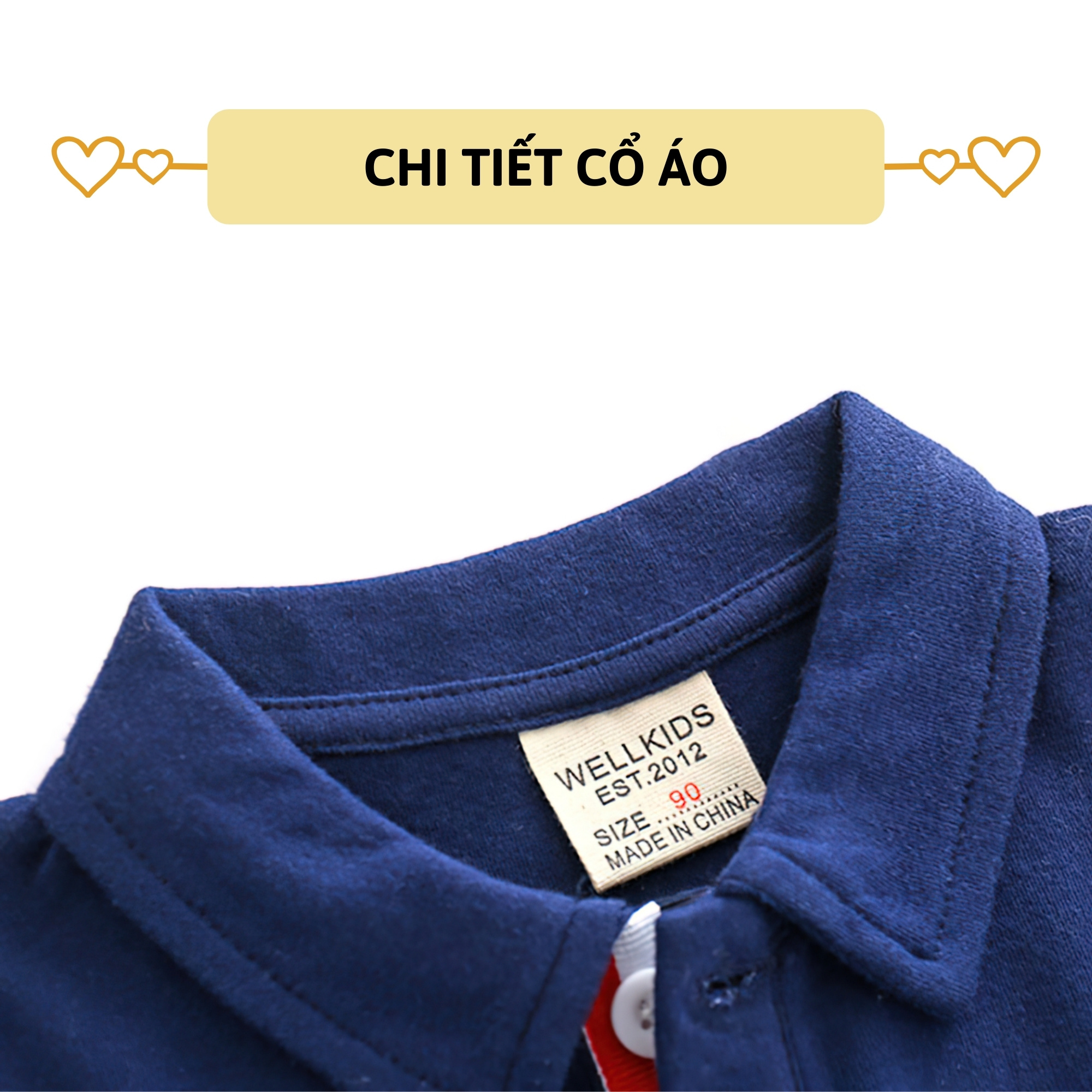 Áo Polo bé trai ngắn tay 27Kids WELLKIDS áo thun sơ mi cộc nam cho trẻ từ 2-8 tuổi BSPO1