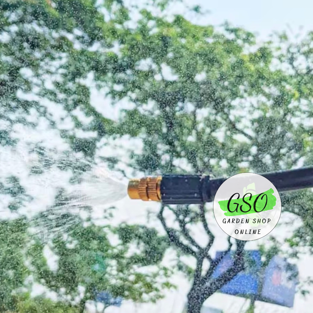 Bộ KÍT phun sương tăng áp tưới lan, cây cảnh 20 đầu béc kèm bơm đôi và nguồn
