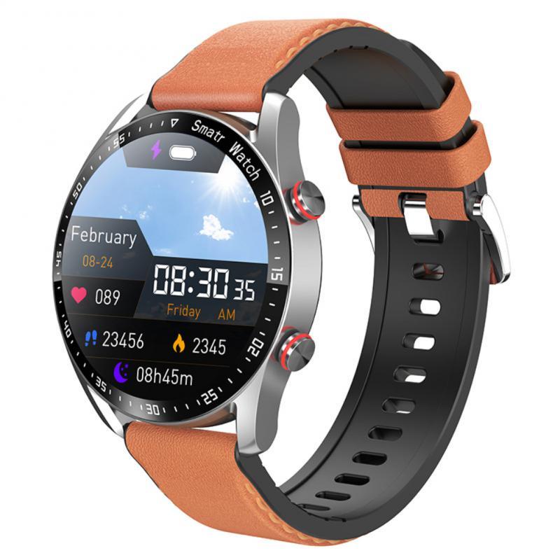 Ugumo Blood Glucose Sugar Watch Watch Men Women ECG HRV Cơ thể Nhiệt độ cơ thể theo dõi nhịp tim Thể dục Vòng đeo tay thông minh