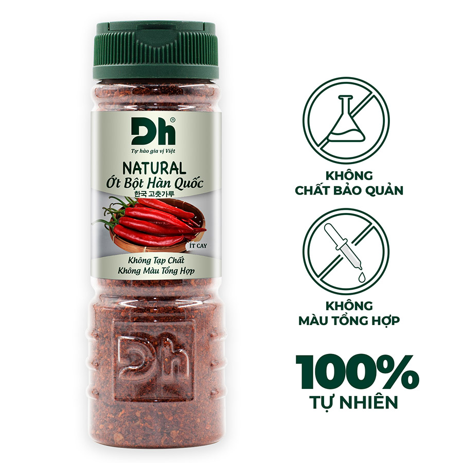 Natural Ớt bột Hàn Quốc 90gr Dh Foods