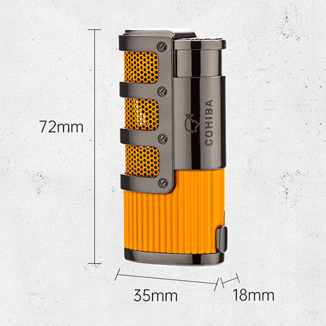 Vỏ Hột Quẹt Bật Lửa khò 3 Tia Mạnh Mẽ COB 938 Có Lỗ Đục Cao Cấp