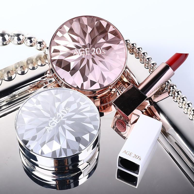 Phấn Nền Lạnh Kim Cương AGE20's Essence Cover Pact DIAMOND White SPF 50+/PA  +++ 12.5g - Phấn nền, kem nền Hãng AGE 20's | MyPhamTONA.com