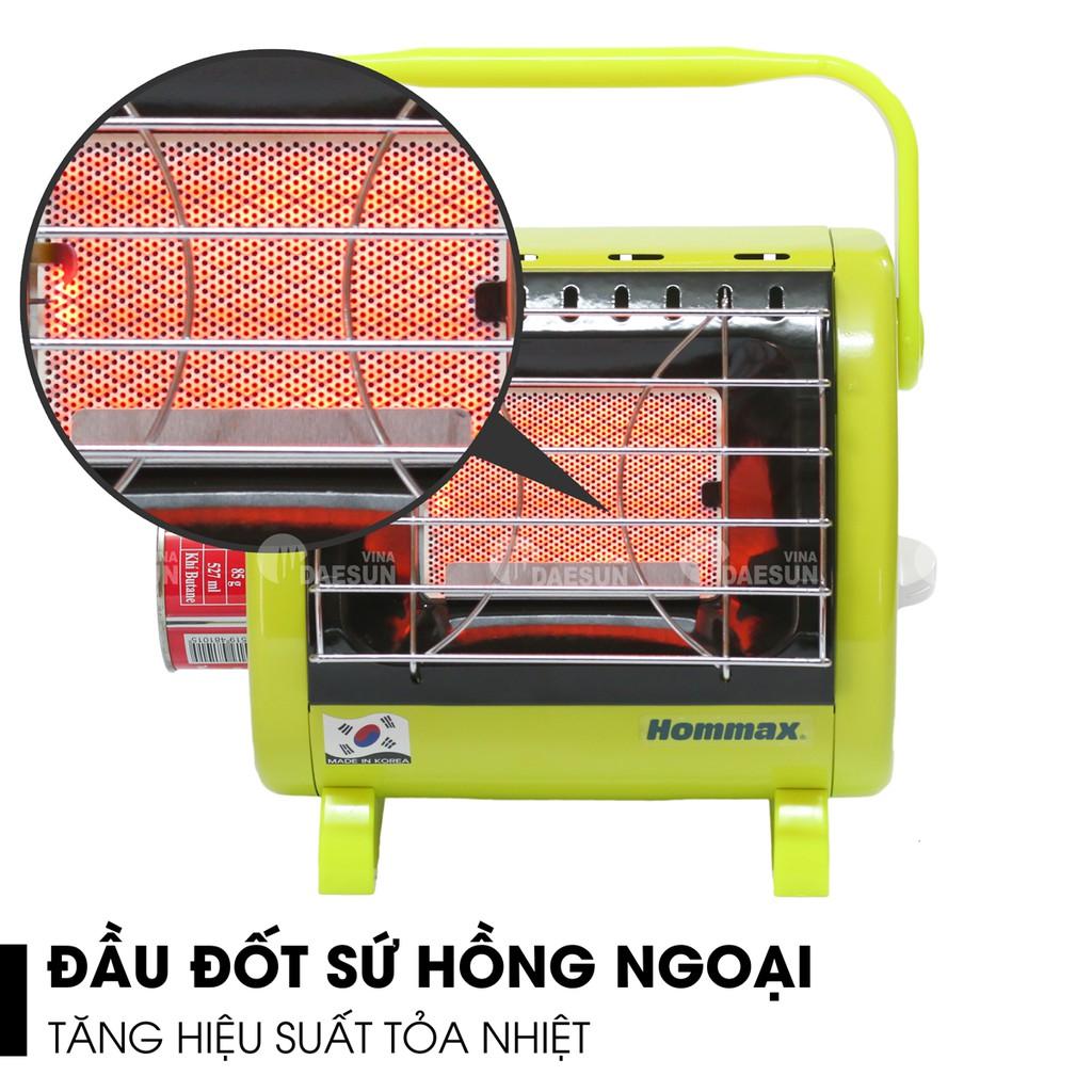 Máy Sưởi Gas Du Lịch Hàn Quốc SGH - 100 | Sưởi Ấm Suốt 12H | Đầu Đốt Sứ Hồng Ngoại | Hàng Chính Hãng