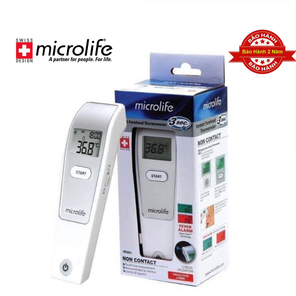 [ Đo Nhanh , Chính Xác Trong 1 Giây ] Nhiệt Kế Hồng Ngoại Microlife FR1MF1 | Thương Hiệu Thụy Sỹ