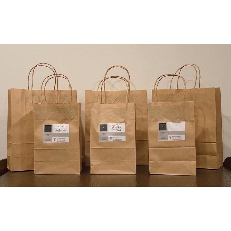 100 túi giấy cao cấp kraft Nhật có quai K2014 28x10x36cm