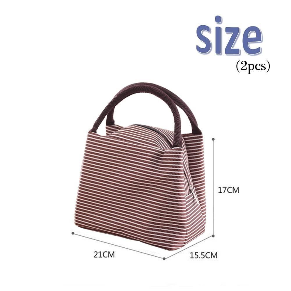 Túi làm mát 2PC có thể gập lại, túi làm mát mini cho đi, túi nhiệt có thể gập lại nhỏ, túi ăn trưa có thể gập lại, túi làm mát túi ăn trưa nhỏ, túi làm mát ăn trưa, túi nhỏ, túi làm mát