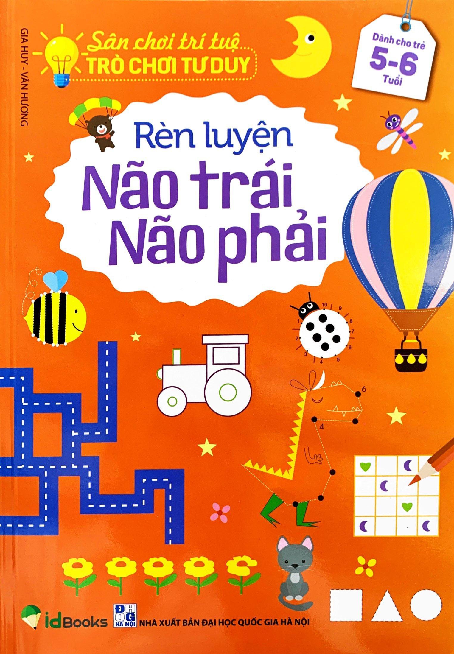 Rèn Luyện Não Trái Não Phải Dành Cho Trẻ 5-6 Tuổi