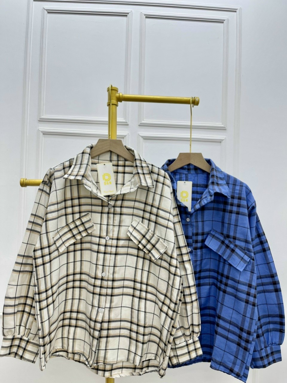 ÁO SƠ MI CARO NAM NỮ KIỂU KHOÁC CHẤT LỪ PHONG CÁCH TRẺ CỰC TREND SIÊU CUỐN HÚT CỦA NĂM, áo somi kẻ unisex -áo somi nữ ,áo sơmi caro phom to rộng ,áo somi nam nữ đều mặc được ,kiểu dáng vintag ulizzang