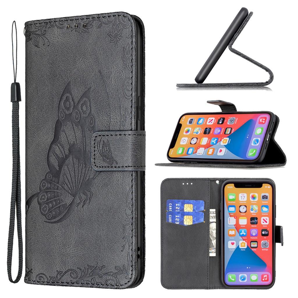 Ốp lưng điện thoại dạng ví da lật dành cho Apple iPhone 13 Pro Max 13 Mini