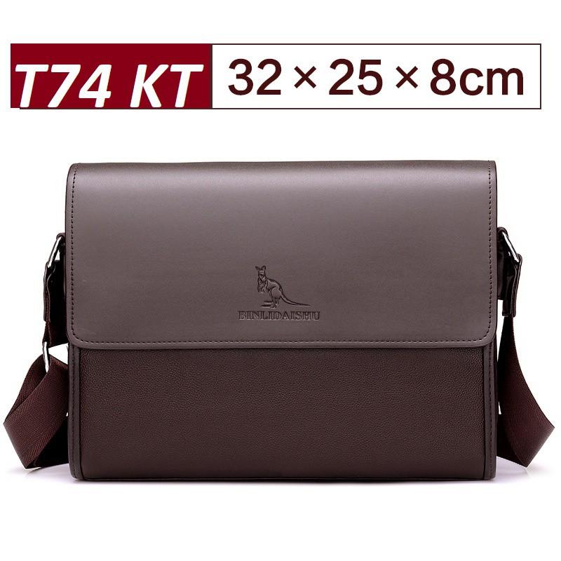 Túi đeo chéo nam da bò cao cấp, túi đựng ipad, hồ sơ tài liệu BAODIDAISHU MS01 KT 26x23x7 - 32x25x8cm