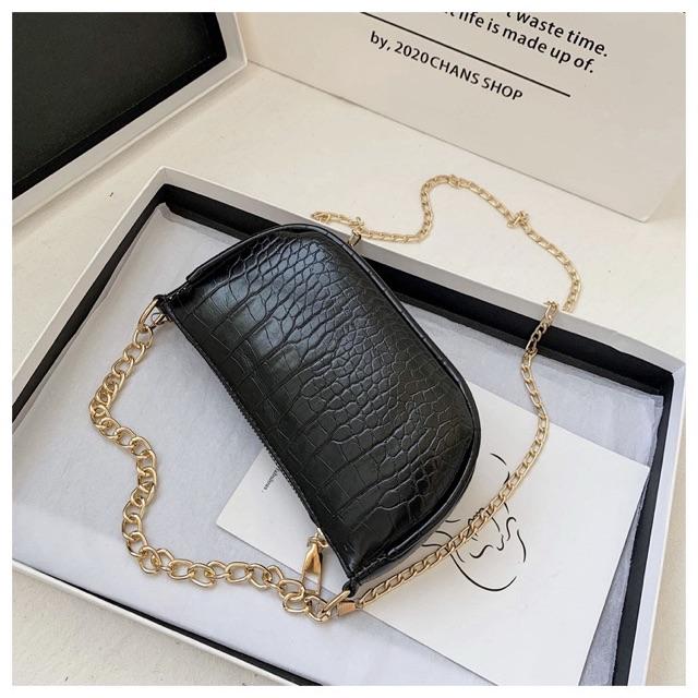 Túi Xách Nữ Đeo Chéo/ Kẹp Nách Vân Da Hot Trend 2020 TX13