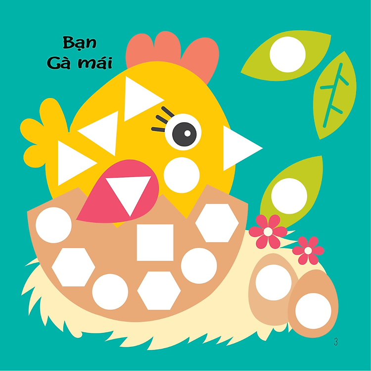 Sách Hình Dán Ngộ Nghĩnh - Phát Triển Khả Năng Quan Sát - ảnh 3