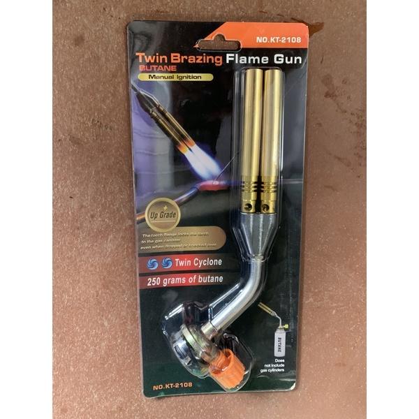 Khò ga đồng 2 nòng lắp bình gas mini
