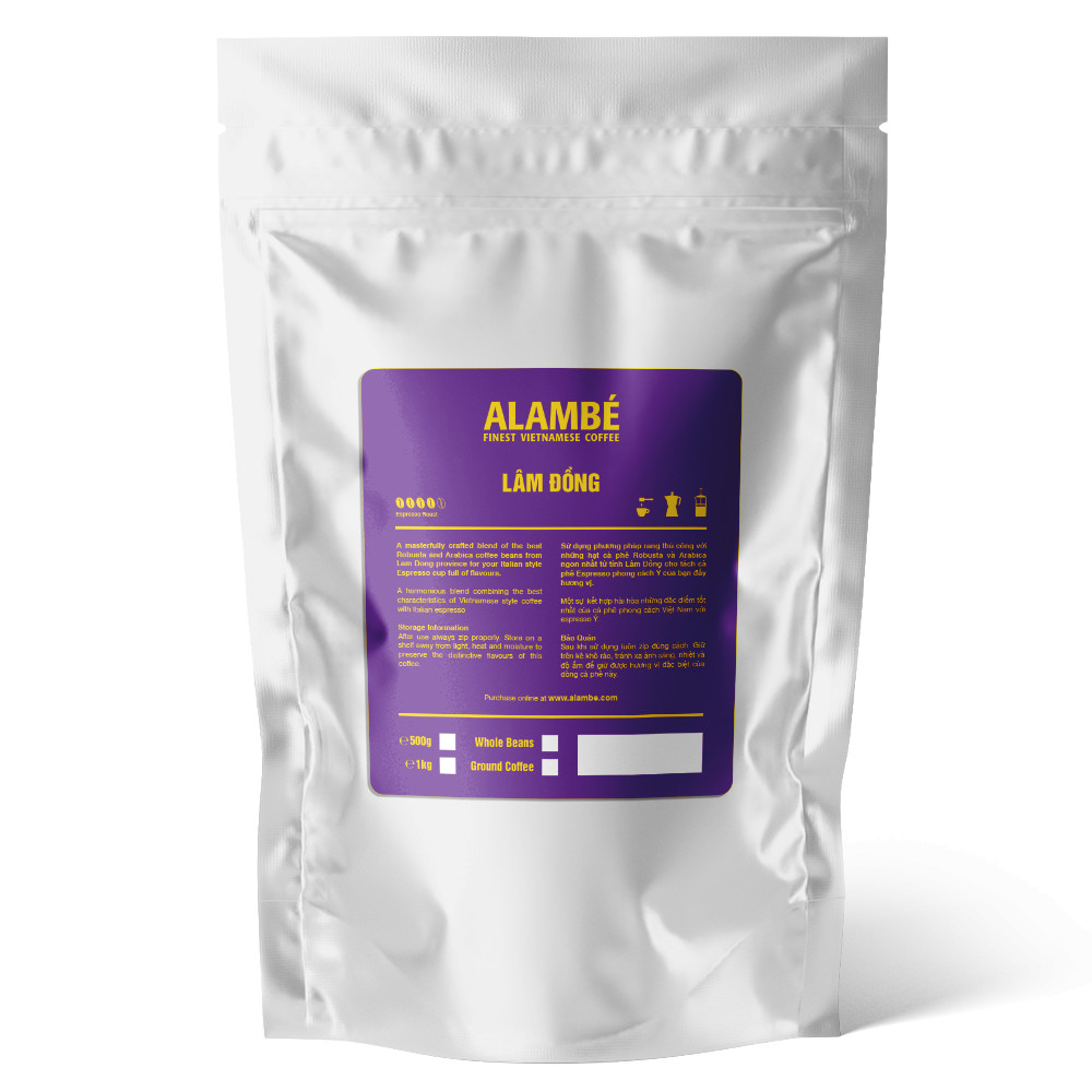 CÀ PHÊ RANG XAY ALAMBÉ - LÂM ĐỒNG 500g