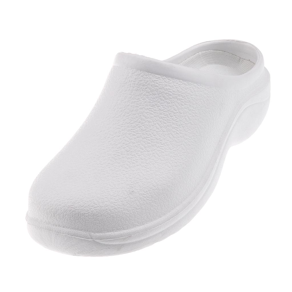 Men Women Cook Medical Nurse Shoes Ultralite Clogs Strapless Work Shoes