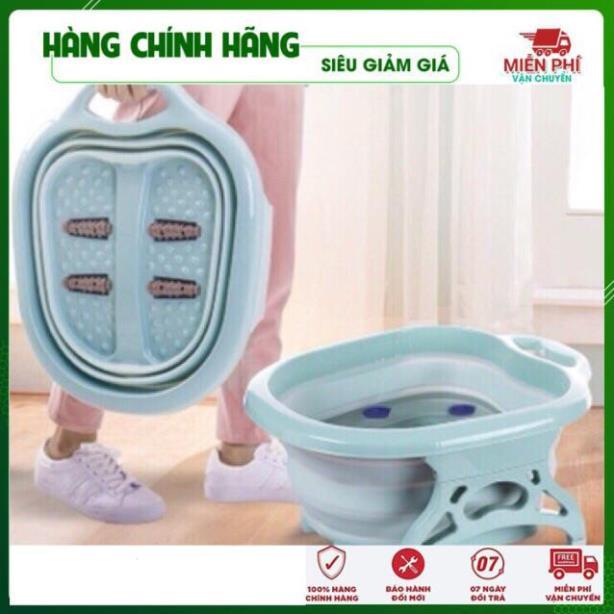 Chậu ngâm chân massage gập gọn thông minh màu sắc sang trọng