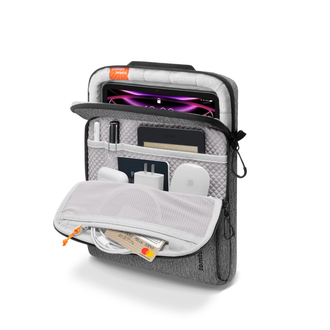 Túi Tomtoc Tablet Shouder Bag 360 Protection cho iPad Pro 12.9 2022-2018 - H13B -Hàng chính hãng