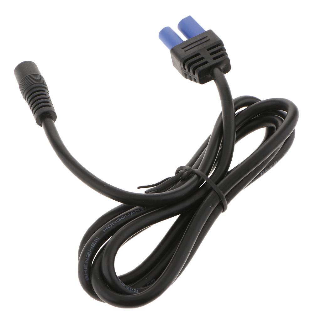 13A EC5 Plug to DC 5521 Coax Cables Adapter Connection Cords 1.2Meter