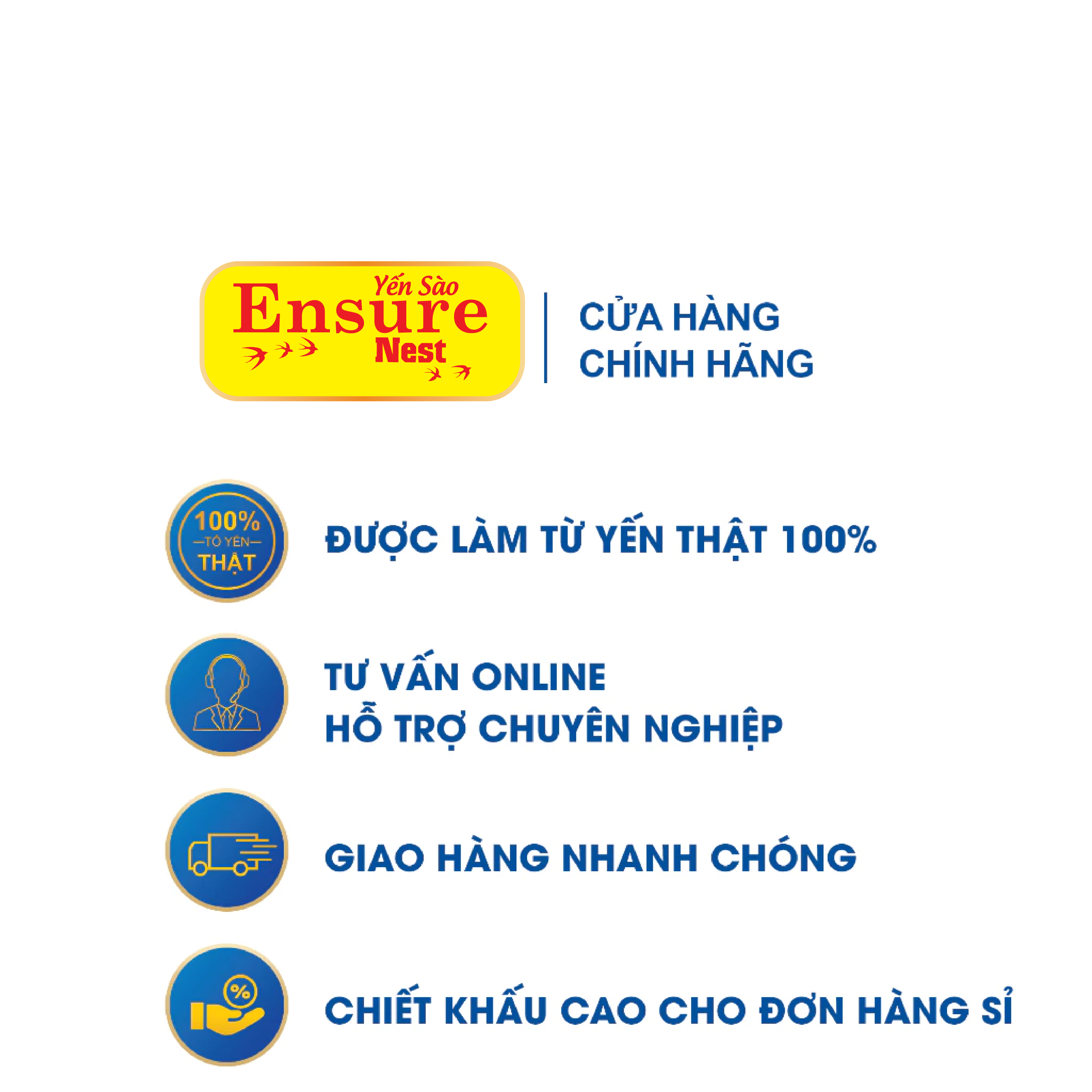 Yến Chưng Đường Phèn Ensure Nest 350mg Yến Nguồn Gốc Khánh Hoà - 70ml -Quà Sinh Nhật-Quà Biếu Tặng