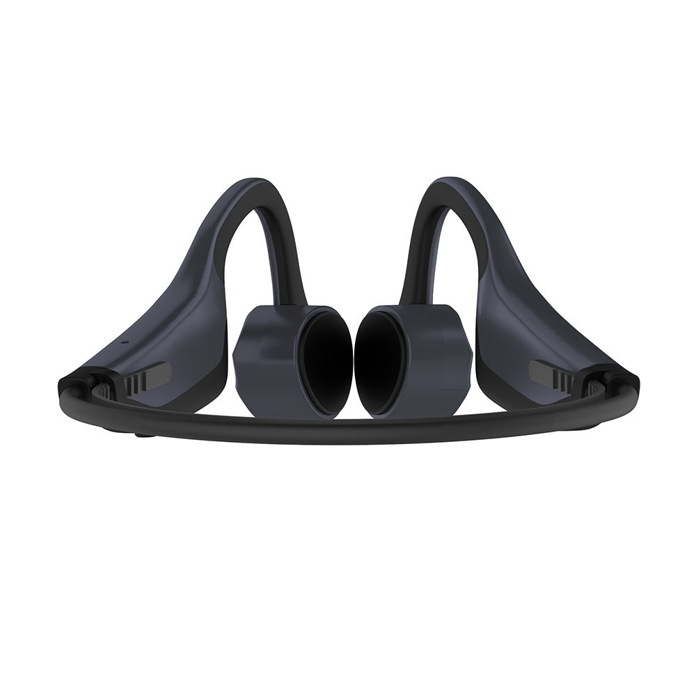 Tai nghe Bluetooth 5.0 K7 Bone Conduction IP55 Chống thấm nước dành cho chạy thể thao Tai nghe Rảnh tay với Mic - Đen & Xám