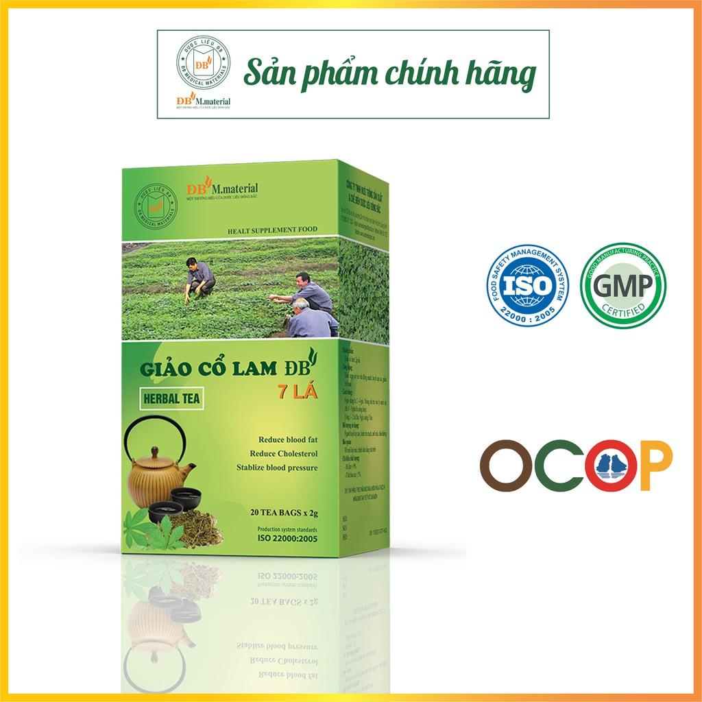 Trà Giảo cổ lam ĐB, Bảo vệ tim mạch-Giảm Cholesterol, hạ mỡ máu, chống lão hoá, tăng sức đề kháng