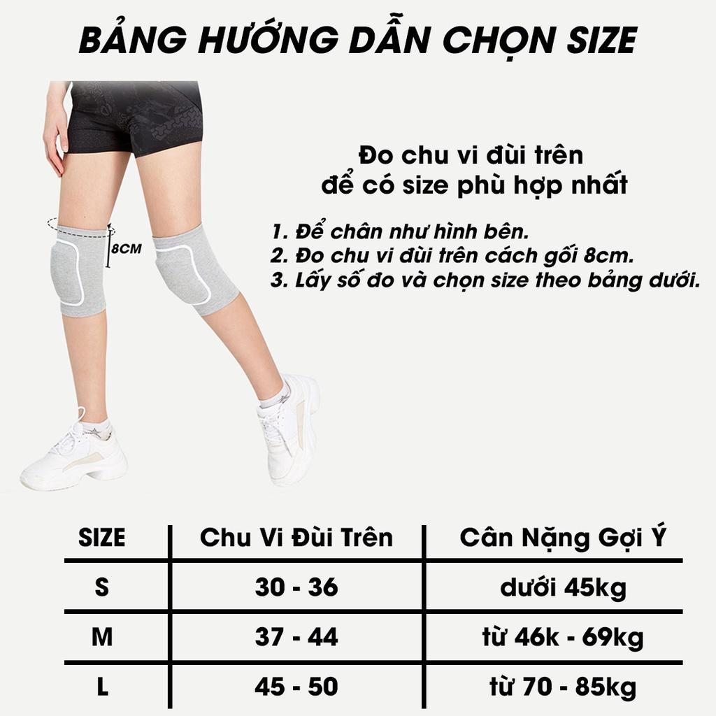 Băng Bảo Vệ Đầu Gối Veidoorn Có Đệm Cao Cấp Chơi Thể Thao Tập Yoga Tập Gym - AMBERVIETNAM