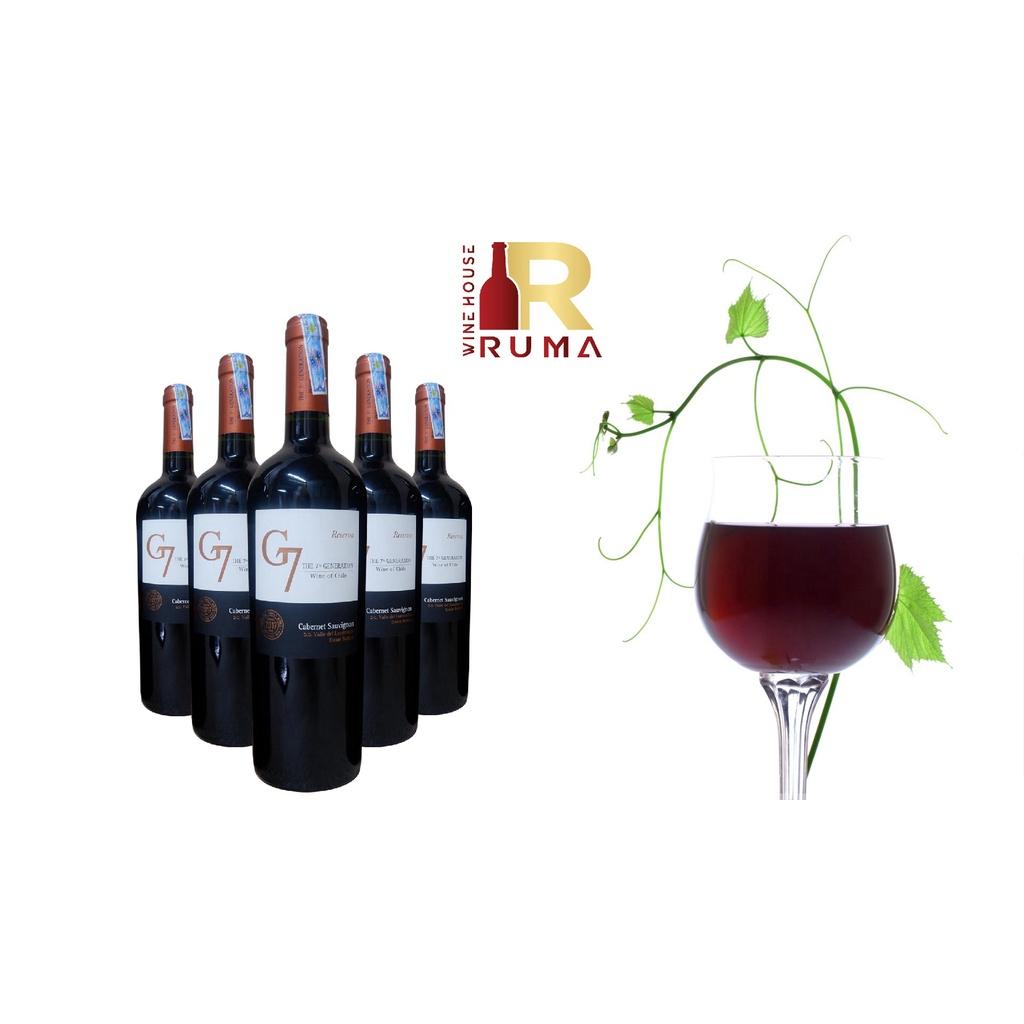 Rượu vang Chile G7 Reserva Cabernet