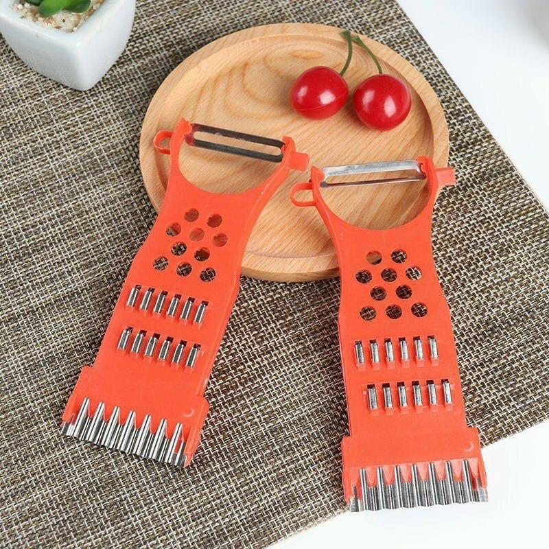 Dụng cụ gọt củ quả bào sợi nạo vỏ củ quả màu đỏ