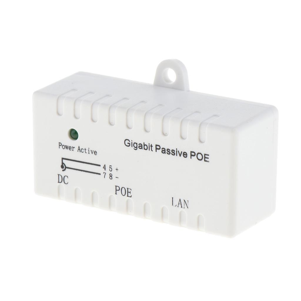 5xPassive PoE  Power Over Ethernet-RJ45 Data to RJ45 PoE - White