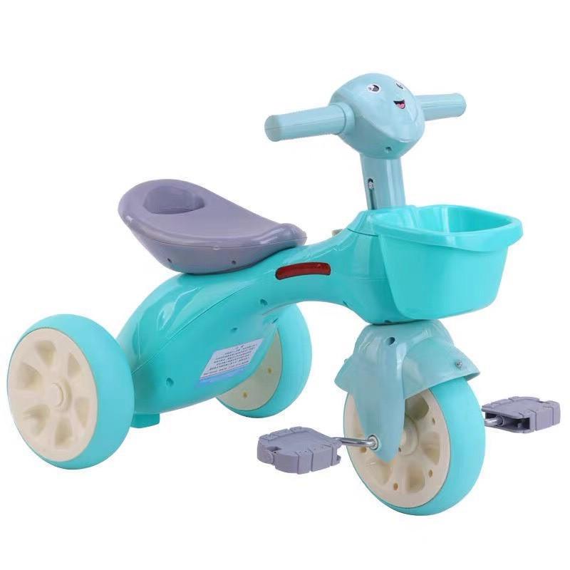 Xe đạp 3 bánh cho bé BabiboKids, xe chòi chân phù hợp cho bé từ 1 đến 5 tuồi có nhạc có đèn chất liệu nhựa an toàn