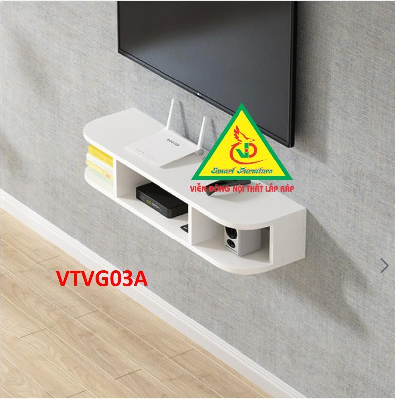 Kệ Ti Vi Treo Tường Trang Trí VTVG03A - Nội Thất Lắp Ráp