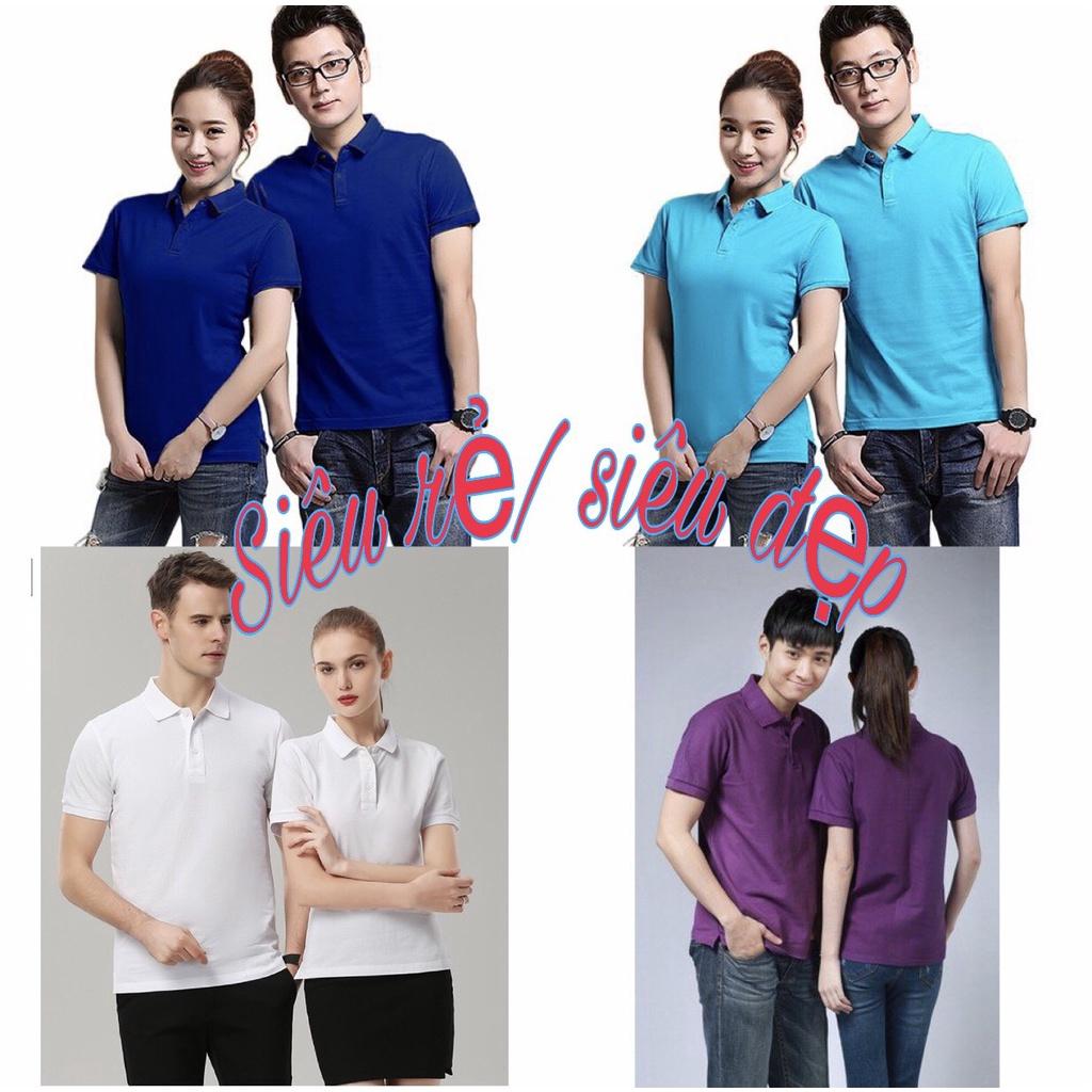 Áo Thun Có Cổ ️ Cá Sấu 4 Chiều Form Xuông Nữ