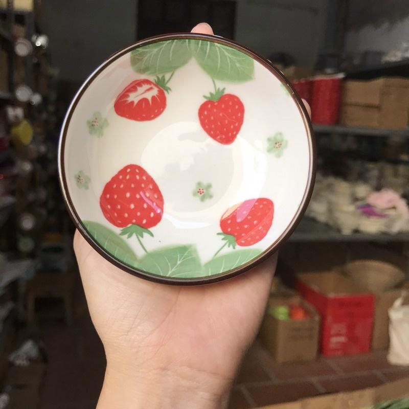 BÁT SỨ , ĐĨA SỨ , HÌNH DÂU TÂY