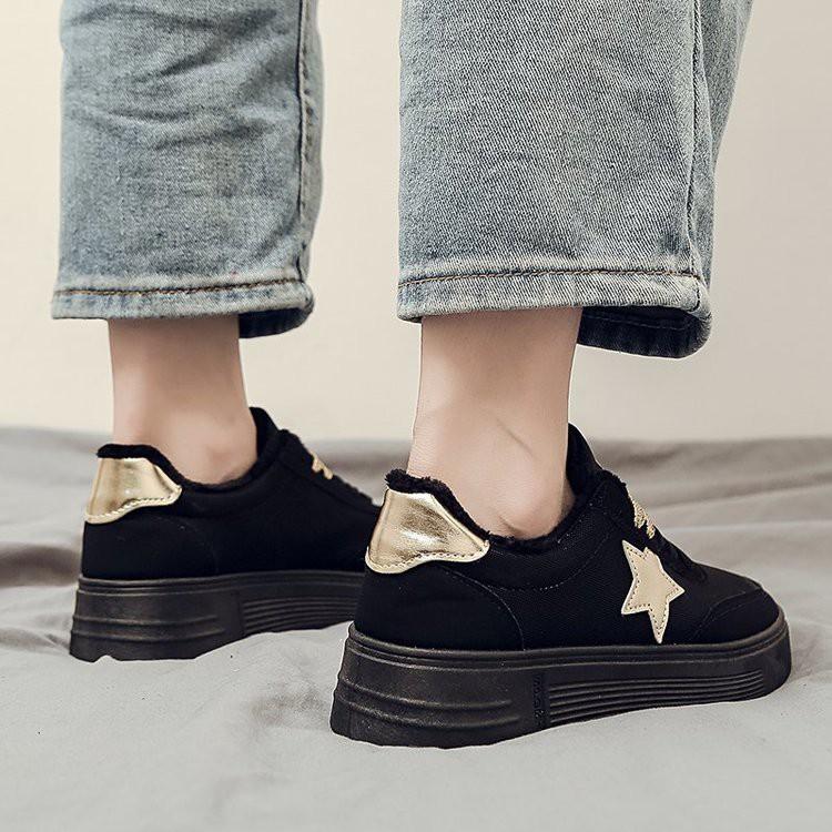 Giày thể thao nữ đế thấp phong cách hàn quốc giày thể thao kết hợp giày thường