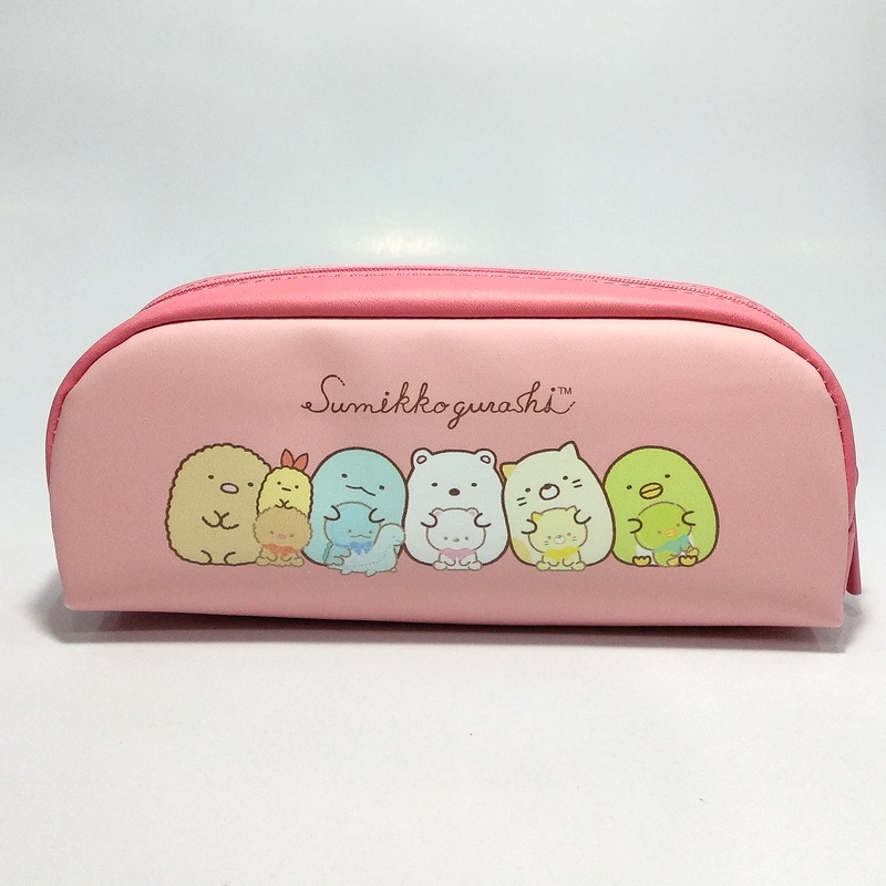 Bóp Viết Halfmoon 3 Sumikko Gurashi - Màu Hồng